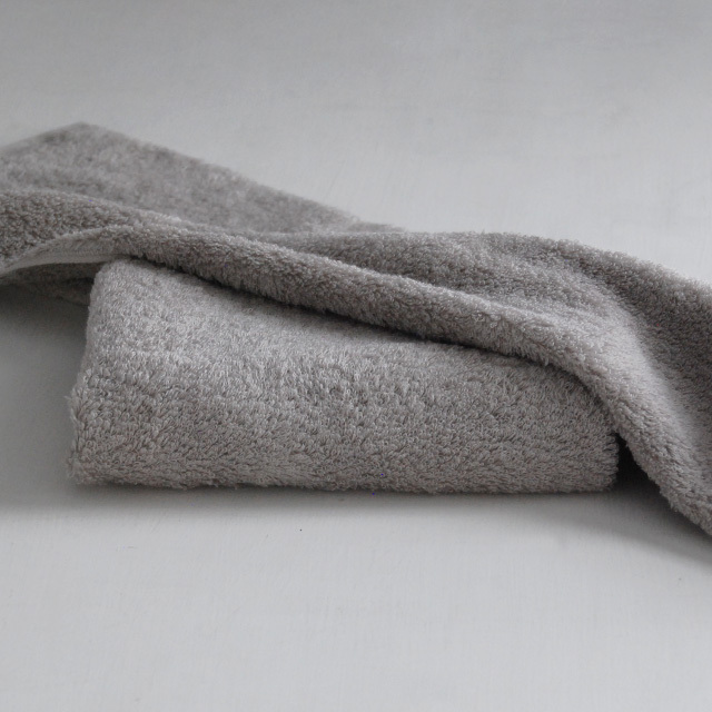 ビオ　フェイスタオル　グレージュ (1020102G)