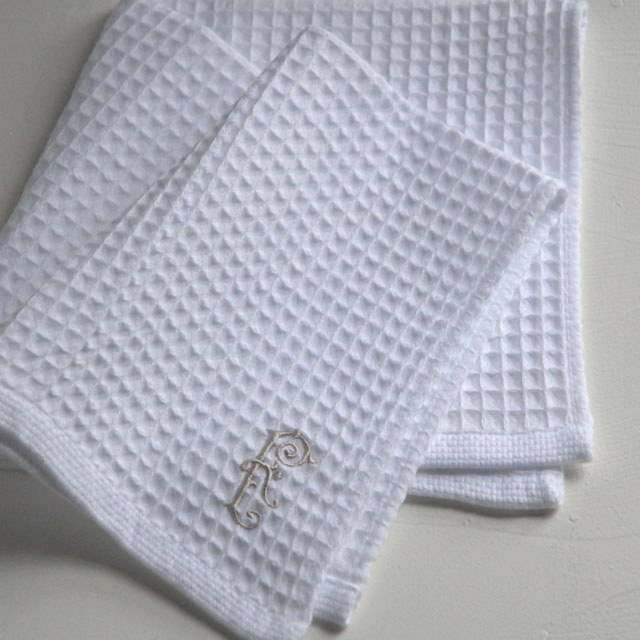 リュッシュ　ゲストタオル　ブラン（1030103B）