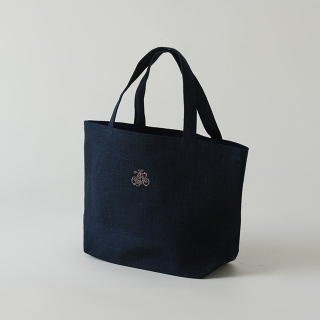 フランジュール francjour リネントートバッグS マリーン(ロゴ入り)