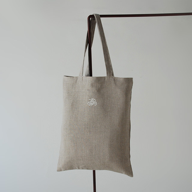 フランジュール francjour リネントートバッグA4 ナチュラル(ロゴ入り)