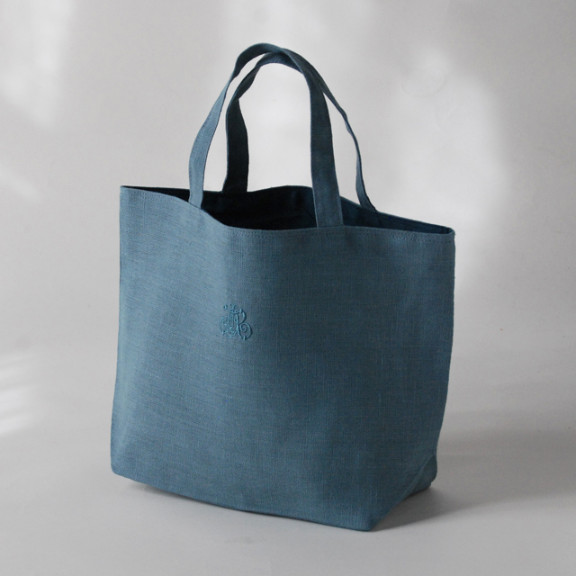 フランジュール francjour リネントートバッグSM ジーン(ロゴ入り) (5040304JE)