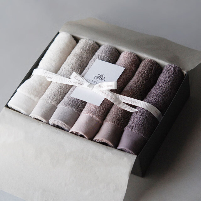 デコール ( パリの夕暮れ ) ゲストタオル6色セット