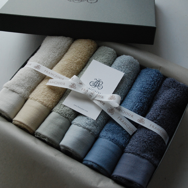 デコール (パリの情景) ゲストタオル6色セット