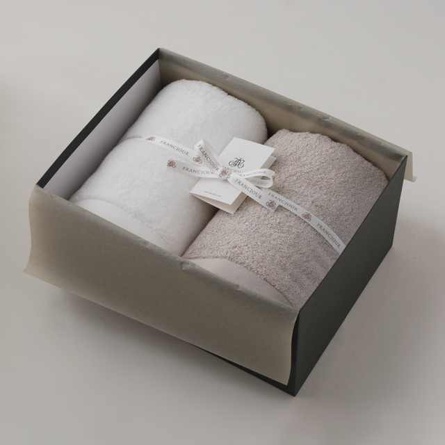 デコール ( パリの夕暮れ ) バスタオル2枚セット 1