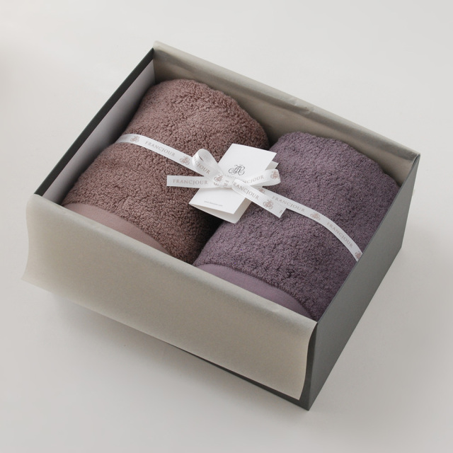 デコール ( パリの夕暮れ ) バスタオル2枚セット