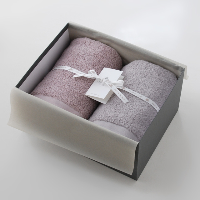 デコール ( パリの夕暮れ ) バスタオル2枚セット 2