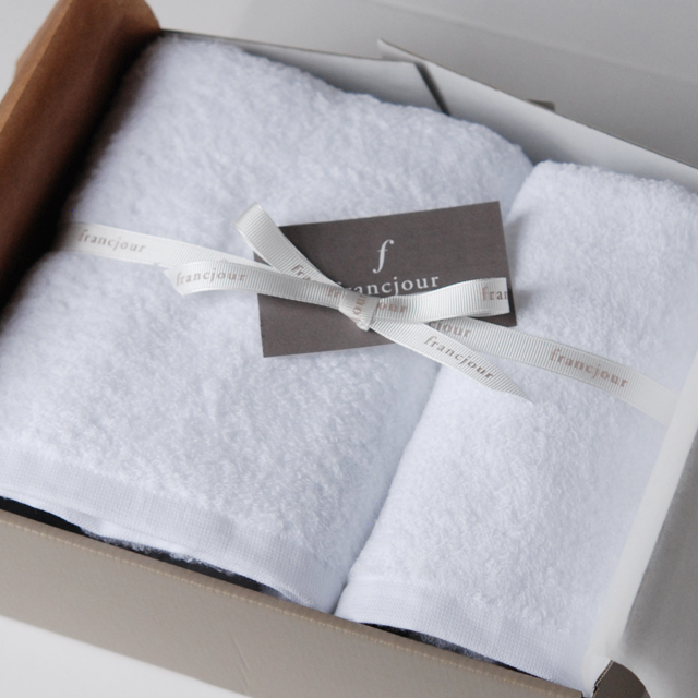 モアルー バスタオル1枚・フェイスタオル1枚セット/2カラー