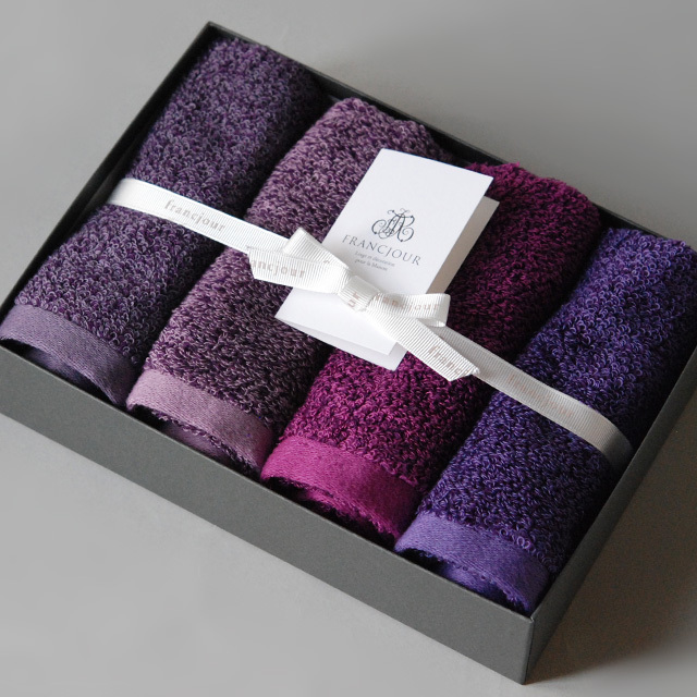 ルミエール ゲストタオル4枚セット