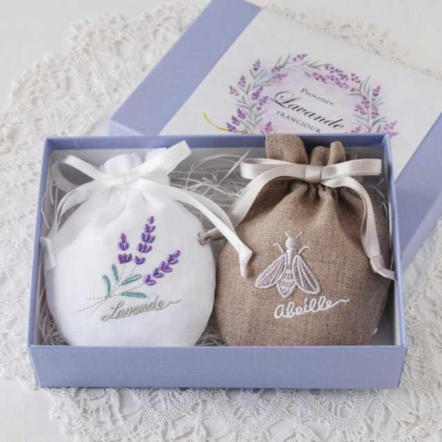 ラベンダーサシェ 2種 ギフトBOX入