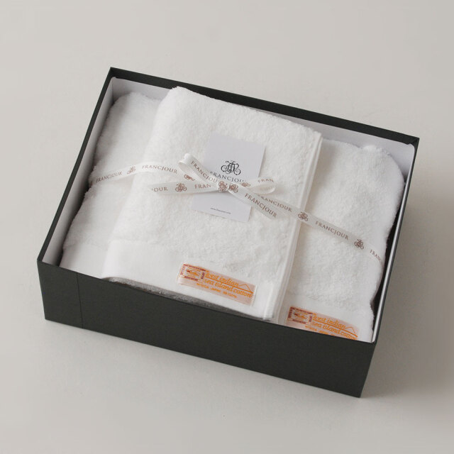 海島綿　バスタオル1枚・フェイスタオル1枚セット