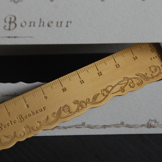 ポルトボヌール　真鍮定規