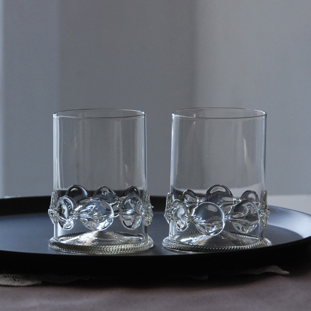 グラス K113D SMOKE / Bollenglass Design