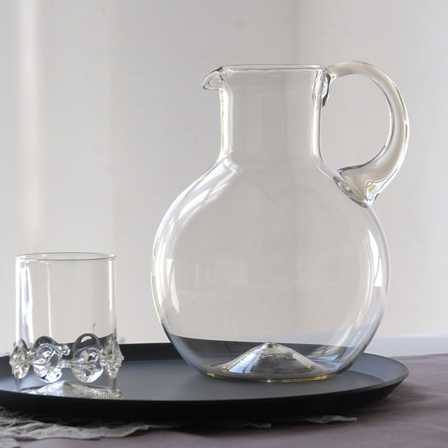 ピッチャー K33A SMOKE / Bollenglass Design