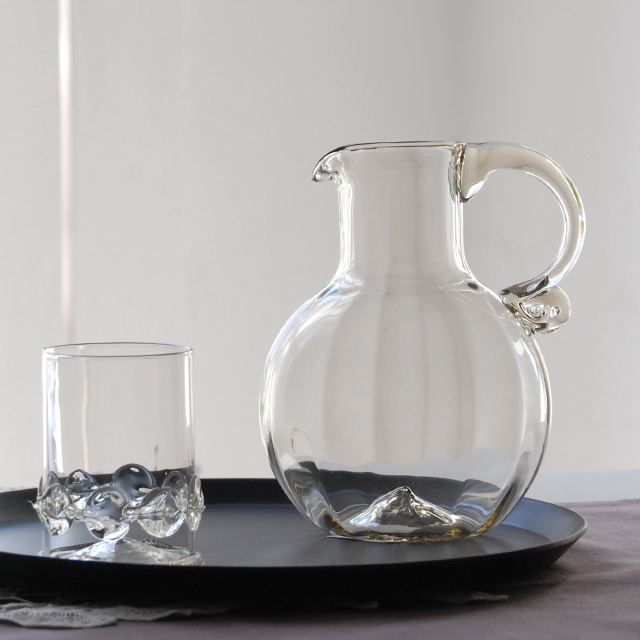 ピッチャー K33B SMALL SMOKE / Bollenglass Design