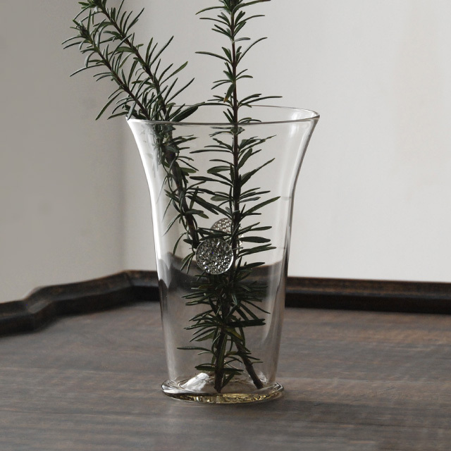 花瓶 KP120 SMOKE / Bollenglass Design