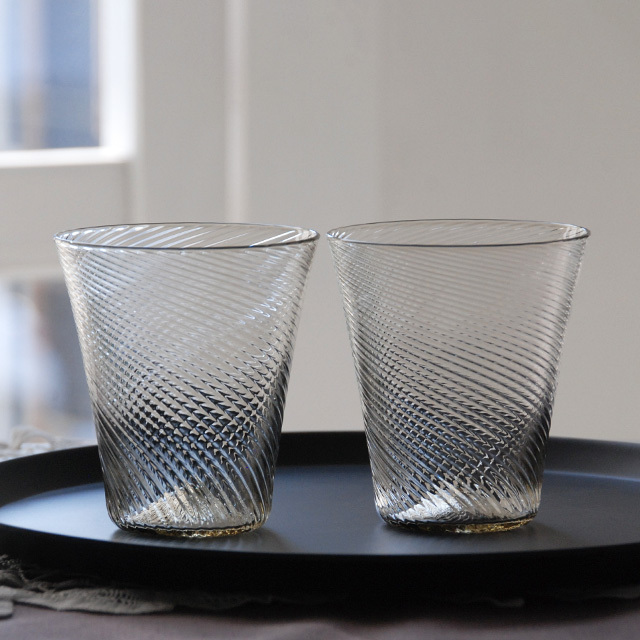 ウォーターグラス KTYPEB_C SMOKE / Bollenglass Design