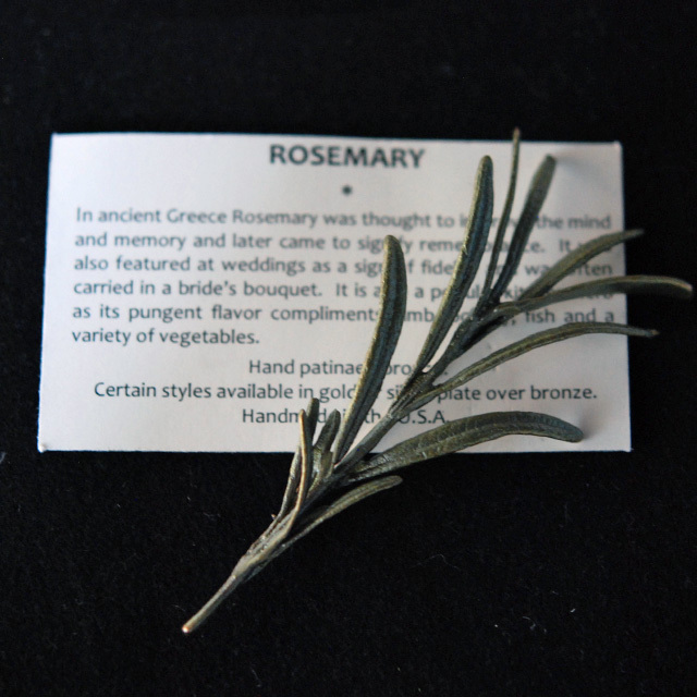 ローズマリー　ブローチ  / Michael Michaud