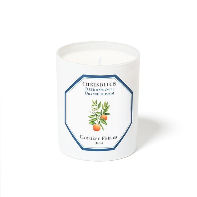 フレグランスキャンドル 185g オレンジブロッサム / Carriere Freres