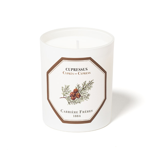 フレグランスキャンドル 185g サイプレス / Carriere Freres