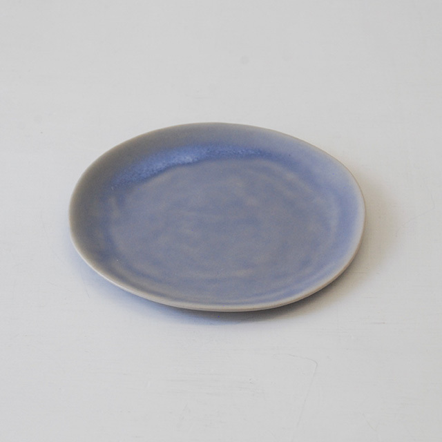 ブレッドプレート iris blue φ15 / Christiane Perrochon ストーンウェア