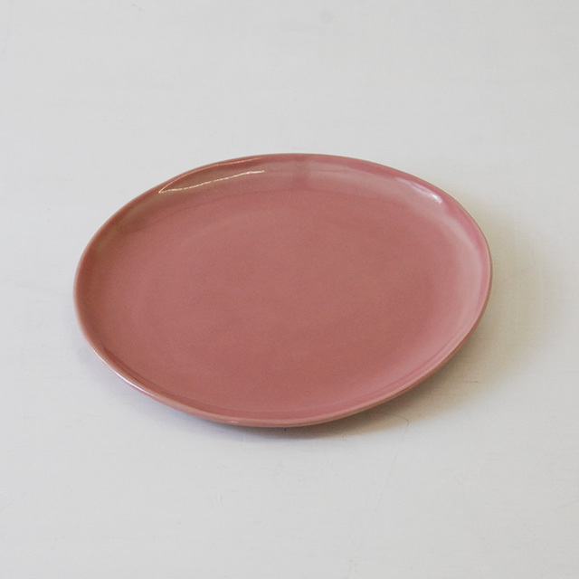 プレート shiny pink φ20 / Christiane Perrochon ストーンウェア
