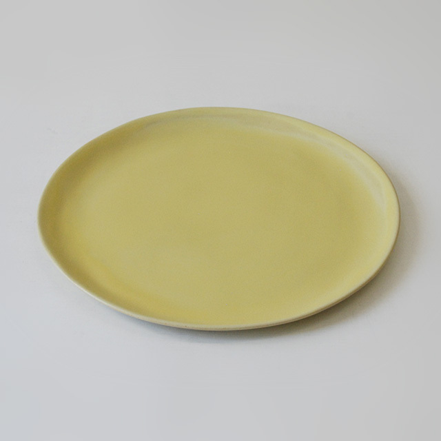 プレート yellow φ24 / Christiane Perrochon ストーンウェア