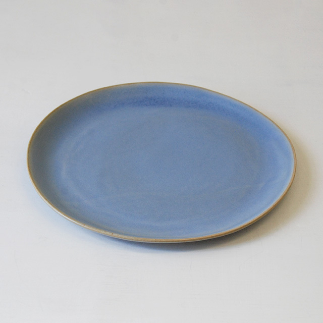 プレート light blue φ24 / Christiane Perrochon ストーンウェア