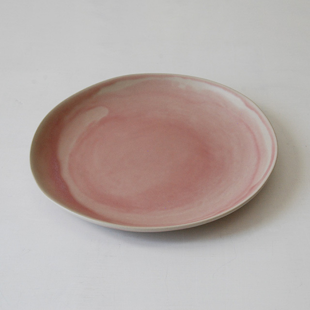 プレート pink φ24 / Christiane Perrochon ストーンウェア