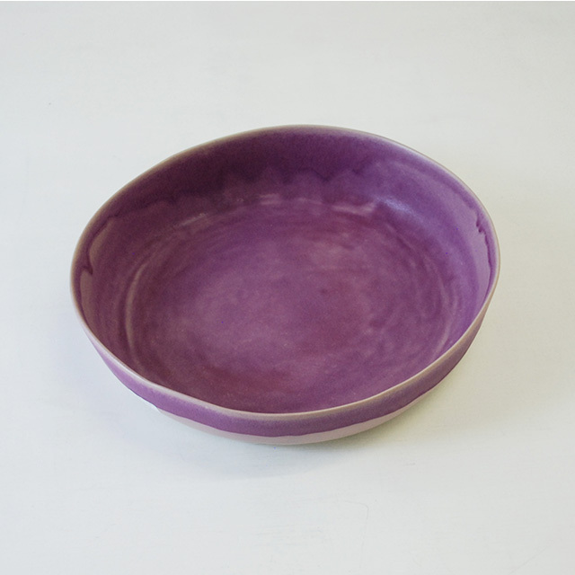 ラウンドディッシュ fuchsia / Christiane Perrochon ストーンウェア