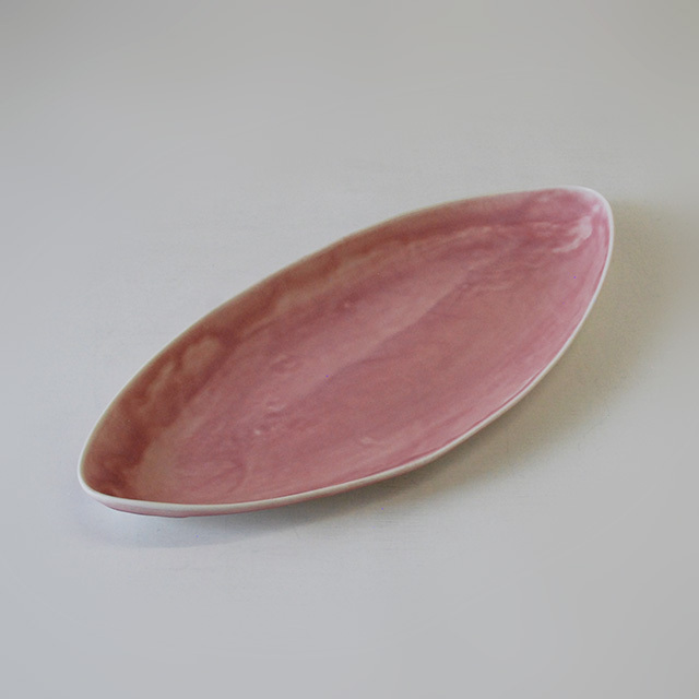 ロングオーバルディッシュ pink / Christiane Perrochon ポルセラン