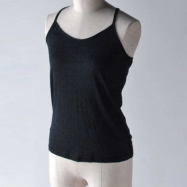 Yバックキャミソール Black/Peach/Silver/Taupe / COCOONA SKINWEAR