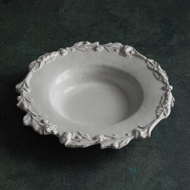 Rose&Rose decoupee ローズデクペ スープ皿 / JBAdeV,creations depuis 1993 |Jean Baptiste Astier de Villatte