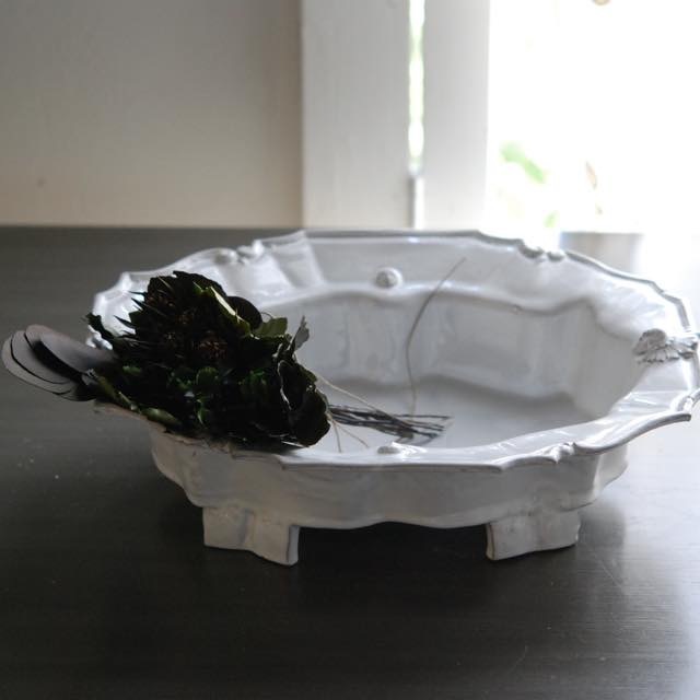 ジベアドゥベ クレアーション ドゥプュイ1993|ジャンバティストアスティエドヴィラット JBAdeV,creations depuis 1993 |Jean Baptiste Astier de Villatte ルイXIV フィギュールアンティーク 脚付深皿 ( JB-077_043_000 )