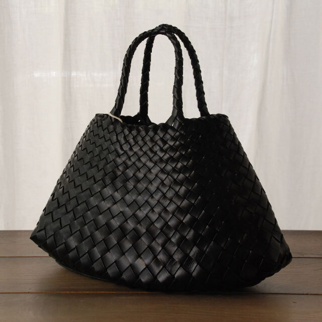 レザーバッグ Santa Croce small ブラック (LS-8893B) / DRAGON