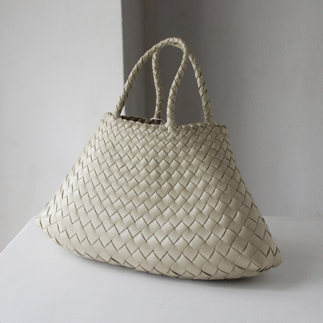 レザーバッグ Santa Croce small パール / DRAGON