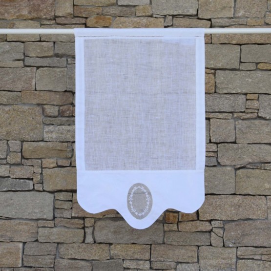 リネン小窓カーテン GORDES / Maison d’ete