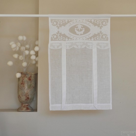 リネンロールカーテン BERGERAC / 2サイズ / Maison d’ete