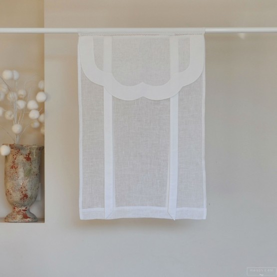 リネンロールカーテン CHAMBORD / 2サイズ / Maison d’ete