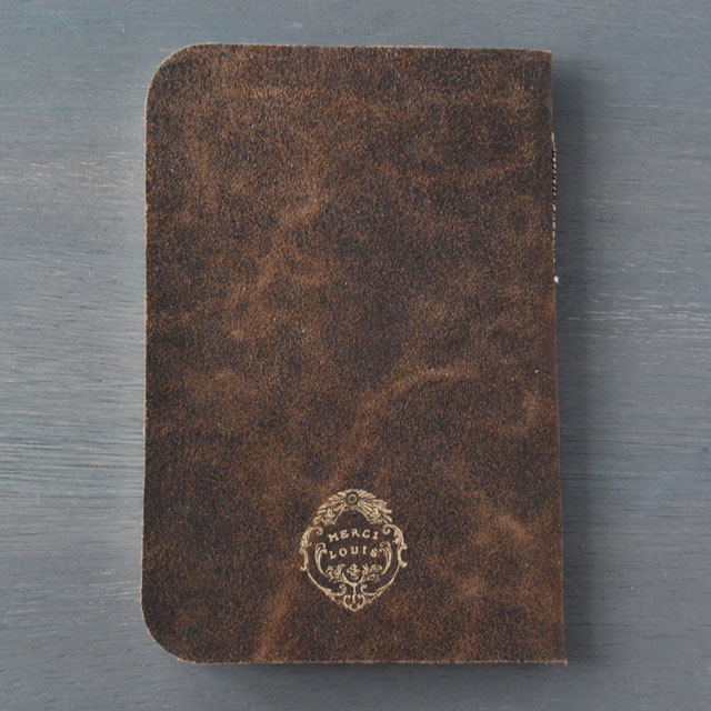 レザーノートブック　36p  / MERCI LOUIS (ML-BKPMCUIR2)