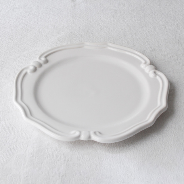 フランス ディナープレート BLANC / Maison Pichon Uzes