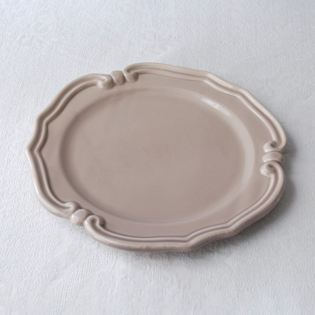 フランス ディナープレート NUAGE / Maison Pichon Uzes