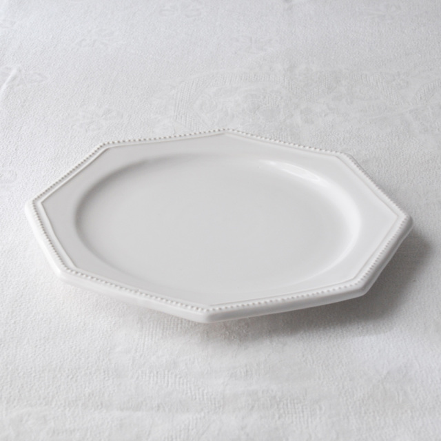ルイ16世パール ディナープレート BLANC / Maison Pichon Uzes