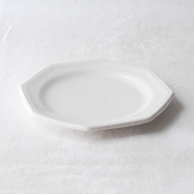 ルイ16世パール デザートプレート BLANC / Maison Pichon Uzes