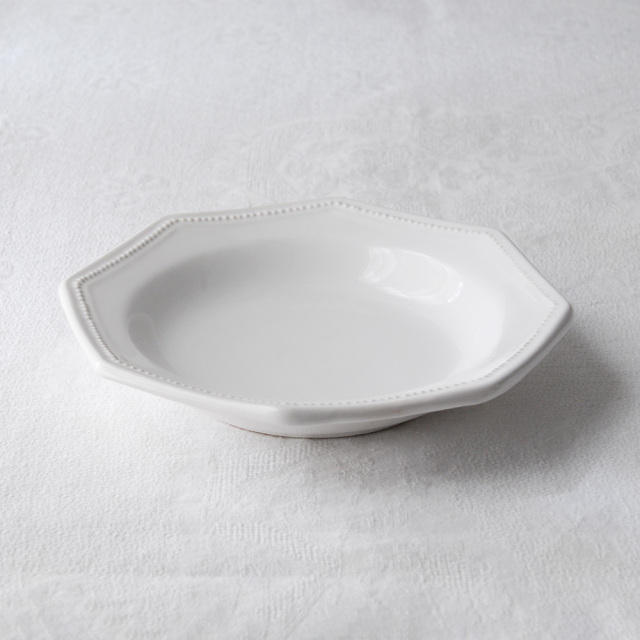 ルイ16世パール スーププレート BLANC / Maison Pichon Uzes