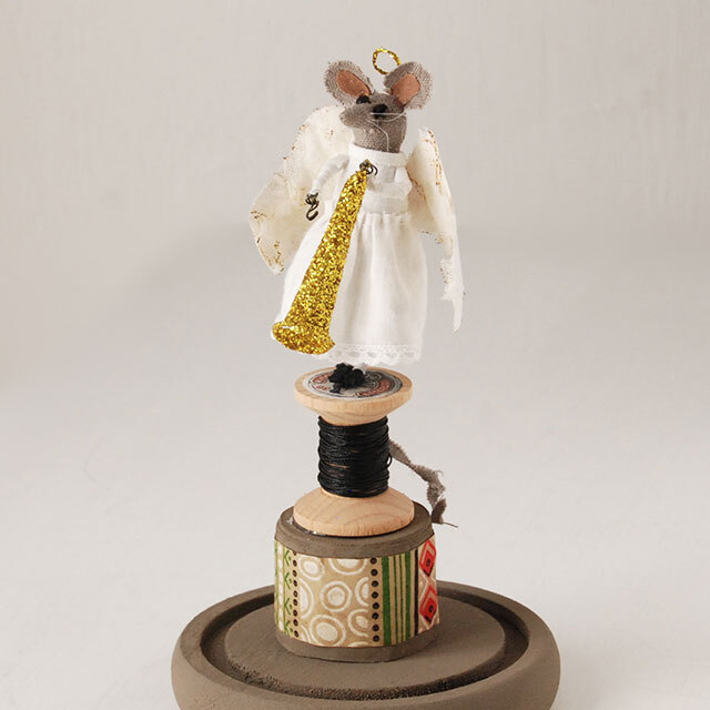 ネズミのオブジェ ”天使” B / VOX POPULI