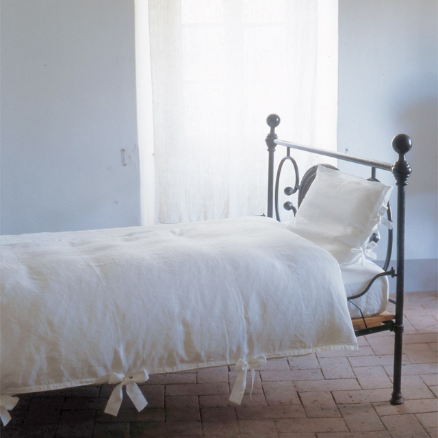 【SALE】 GIORI リュバン デュベカバー/ダブル(ホワイト、ボリート)(2020203)