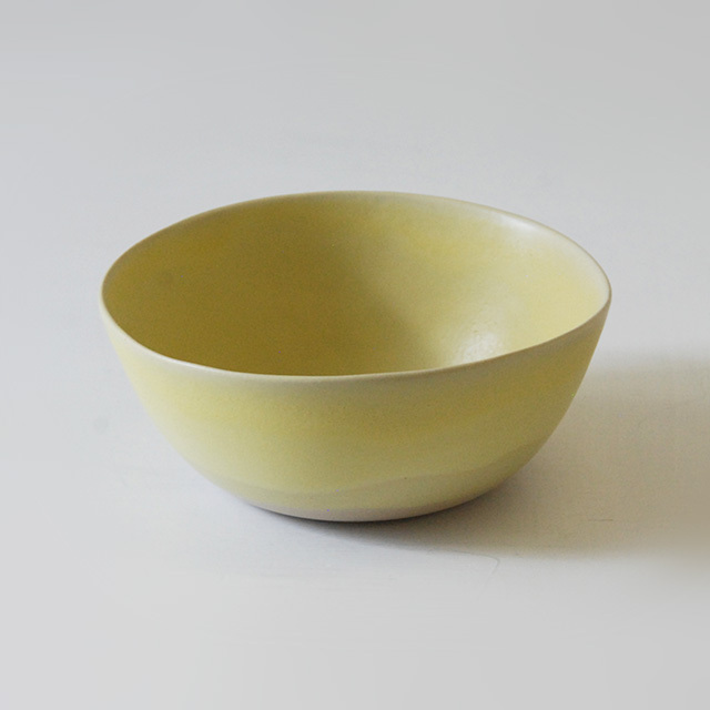 シリアルボウル yellow / Christiane Perrochon ストーンウェア