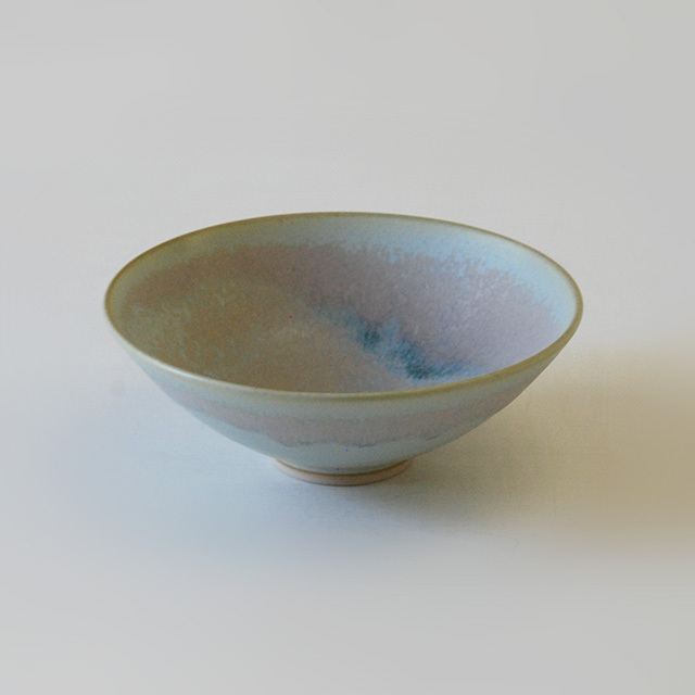 ボウル crystal pink blue φ14 / Christiane Perrochon ストーンウェア