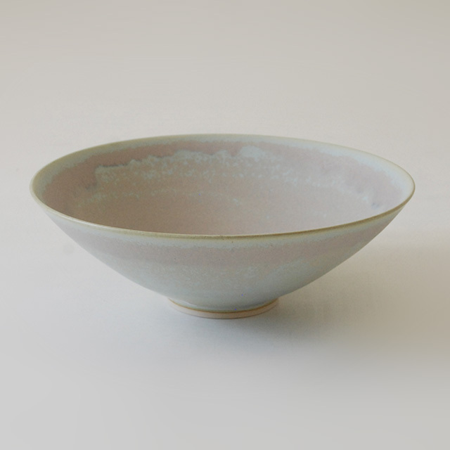 ボウル crystal pink blue φ22 / Christiane Perrochon ストーンウェア