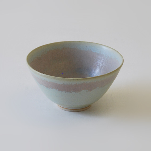 ボウル crystal pink blue φ12 / Christiane Perrochon ストーンウェア